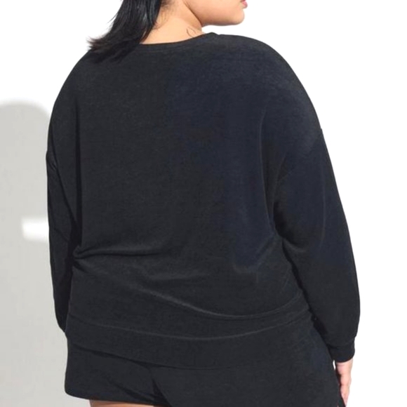 ❤️NWT VINTAGE TORRID DOLMAN SWEATSHIRT - TERRY BEACH COVER LIGHTWEIGHT PLUS SIZE - Picture 2 of 11